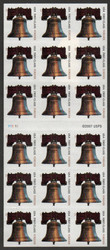 #4128a Forever Liberty Bell Complete Booklet Pane of 18, VF OG NH