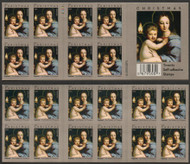 #4570a Forever Madonna and Child Complete Booklet Pane of 20, VF OG NH