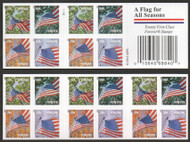 #4778 - 81b Forever A Flag for All Seasons Complete Booklet Pane of 20, VF OG NH