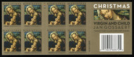 #4815a Forever Virgin and Child Complete Booklet Pane of 20, VF OG NH