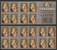 #5143a Forever Florentine Madonna and Child Complete Booklet Pane of 20, VF OG NH