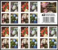 #5237 - 40b Forever Flowers from the garden Complete Booklet Pane of 20, VF OG NH