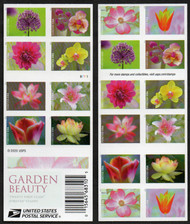 #5558 - 67b Forever Garden Beauty Complete Booklet Pane of 20, VF OG NH