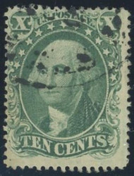 #  31 F/VF, w/CROWE (04/24) CERT, nice cancel, full perforations all around, a nicely centered stamp for this notorious off centered issue!