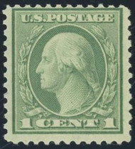 # 545 F/VF OG NH, w/CROWE (04/24) CERT, a very nice stamp, not known for its centering, fresh color,  Do not purchase without a certificate, many fakes exist!