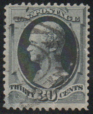 # 190 VF, registered cancel, thin, nice color!