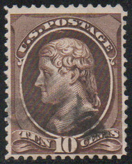 # 209b VF, light cork cancel, rich color!