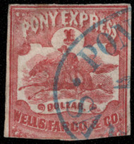 Local #143L2, F/VF, Pony Express, fresh color, nicely centered, Fresh!