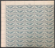 #C 24 30c Trans-Atlantic Air Mail, Sheet of 50, F-VF OG NH, bold color!