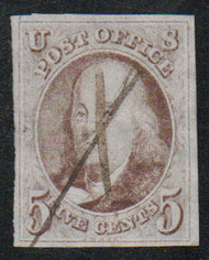 #   1 VF/XF, nice cancel, rich color, CHOICE!