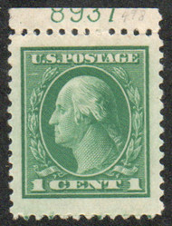 # 498 SUPERB JUMBO OG LH, Plate number single, large top, neat!  THE BIGGEST WE HAVE SEEN!  WOW!!