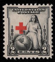 # 702 VF OG NH, shifted cross, very neat freak!