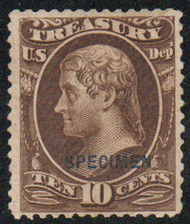 #O 77s F/VF mint NH, NGAI, super fresh color, SPECIMEN, Rare!
