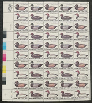 #2138 - 41 VF OG NH, 22c Duck Decoys Full Sheet, bold color!