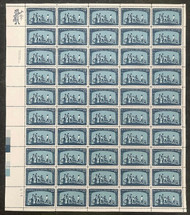 #2153 VF OG NH, 22c Social Security Act Full Sheet, vivid color!