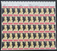#2415 VF OG NH, 25c Chief Justice John Marshall Full Sheet, very fresh!