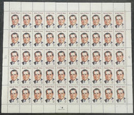 #2955 VF OG NH, 32c Richard Nixon Full Sheet, bold colors!