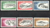 Canal Zone #C36 - 41 VF OG H, robust color set!