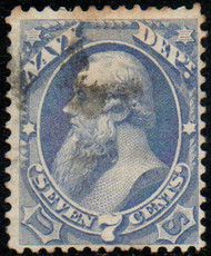 #O 39 F-VF, light cancel, pretty color!