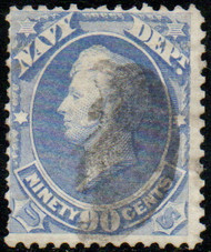 #O 45 F-VF, cork cancel, fresh color!