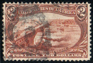 # 293 F-VF, nicely centered for this issue, neat!