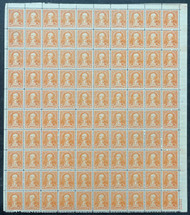 # 711 6c Washington, F/VF OG NH, full sheet of 100, Fresh!