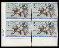 #RW41 VF OG NH, plate block of 4, fresh plate