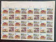 #2434 - 2437 VF/XF OG NH, 25c 20th Universal Postal Congress Full Sheet, vibrant color, SELECT!