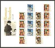 #4566 - 4569 VF/XF NH, Forever Romare Bearden Full Sheet, bold colors, CHOICE!