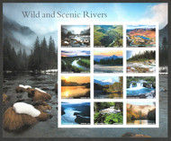 #5381a - l VF NH, Forever Wild and Scenic Rivers Full Sheet, bold colors! STOCK PHOTO