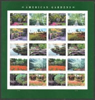 #5461 - 5470 VF NH, Forever American Gardens Full Sheet, beautiful sheet! STOCK PHOTO