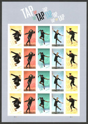 #5609 - 5613 VF/XF NH, Forever Tap Dance Full Sheet, bright colors, SELECT!