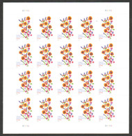#5682 VF/XF NH, Two Ounce Sunflower Bouquet Full Sheet, pretty sheet, CHOICE!