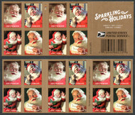 #5331 - 5335b VF/XF NH, Forever Sparkling Holiday Booklet Pane of 20, very fresh, SELECT!