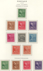 # 839 - 851 VF OG NH, complete set of coils, Fresh!