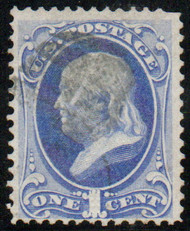 # 134 F-VF, light cork cancel, pretty cancel!