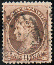 # 187 F-VF, multiple cancels, bold color!