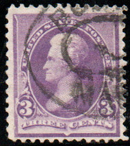 # 221 VF, town cancel, robust color!