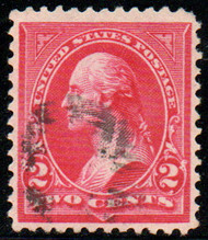 # 252 VF, light cancel, vibrant color!