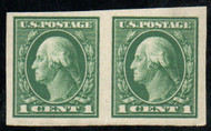 # 408 VF OG NH, Pair, post office fresh!