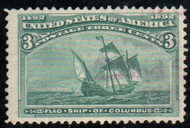 # 232 VF, faint purple cancel, bold color!