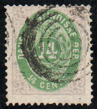 DWI #12 F-VF, target cancel, rich color!