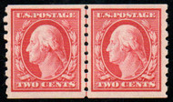 # 393 XF-SUPERB OG LH, Line Pair, w/PSAG (05/14) CERT, a fabulous line pair, near perfect centering, CHOICE GEM!