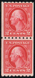 # 411 VF OG NH, Pair, terrific color!
