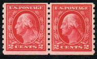 # 413 F-VF OG NH, Pair, bold color!