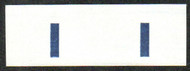 #2280a OG NH, Imperf and Miscut Pair, electric eye markings, nice freak!