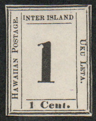 Hawaii #19 VF mint no gum as is usual, fresh color, SELECT!