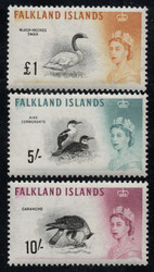 Falkland Island # 140-2 VF/XF OG NH, eye popping color set, CHOICE!