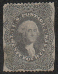 #  37 VF mint, no gum, see photo, catalog value is with gum, Nice!