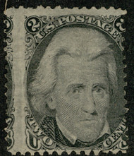 #  73 Misperfed part gum, nice change of stamp design, glazed gum, Nice Collateral piece!
